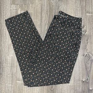 American Eagle Straight Leg High Waist Floral Jeans Sz 4